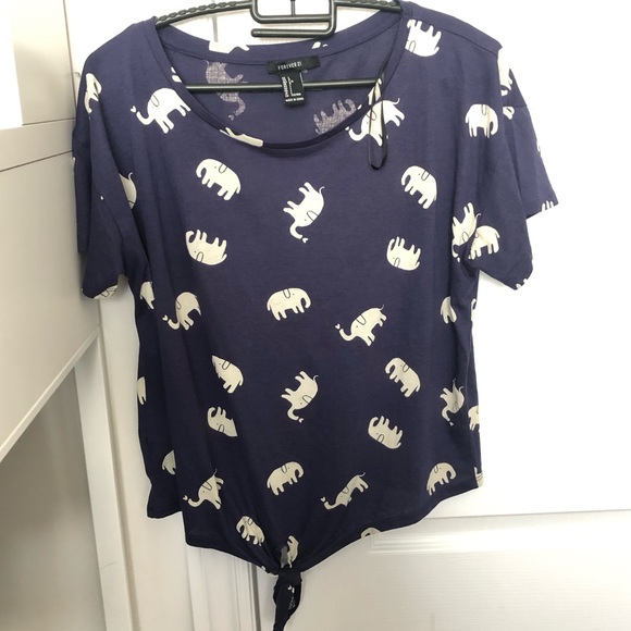 Forever 21 Cropped Tee - Picture 1 of 3